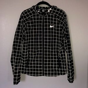 Nike Reflective Running Unisex Jacket Lightweight Black Graph Women’s Hoodie